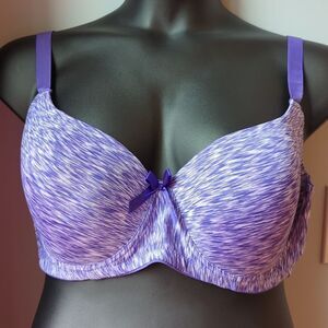 Heathered Purple Bra